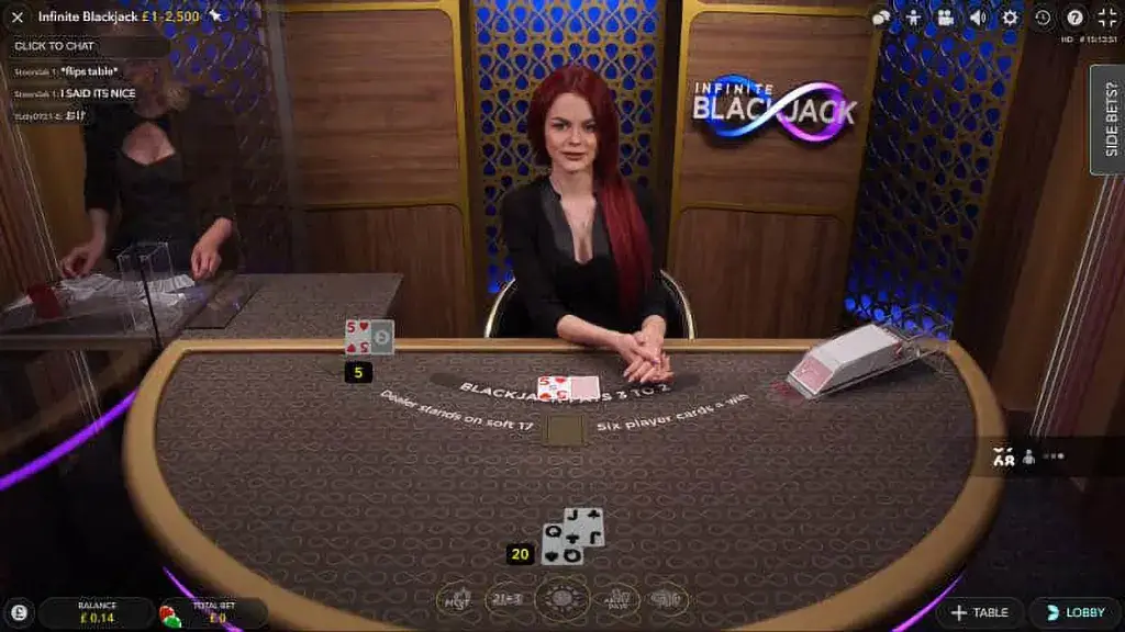 Infinite Blackjack